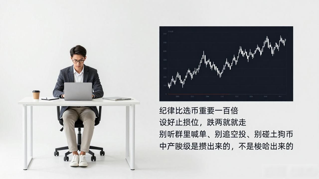 普通人拿数字货币攒中产，给月薪八千的人说点实在的