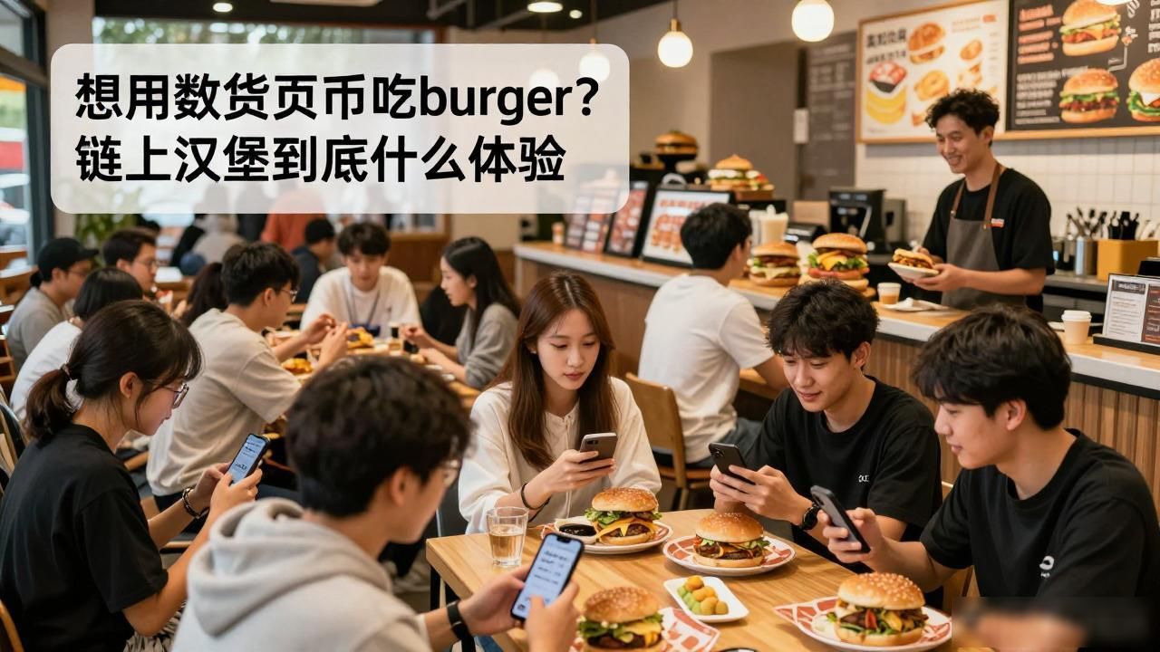 想用数字货币吃burger？链上汉堡到底什么体验