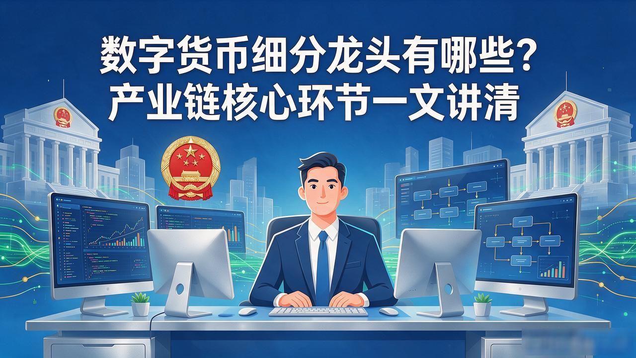 数字货币细分龙头有哪些？产业链核心环节一文讲清