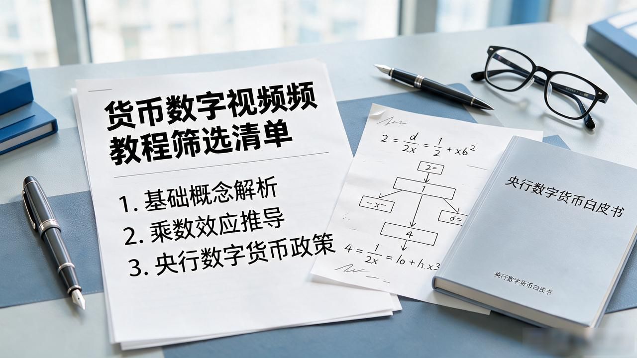货币数字视频教程太杂？这份筛选清单帮你省三天搜索时间