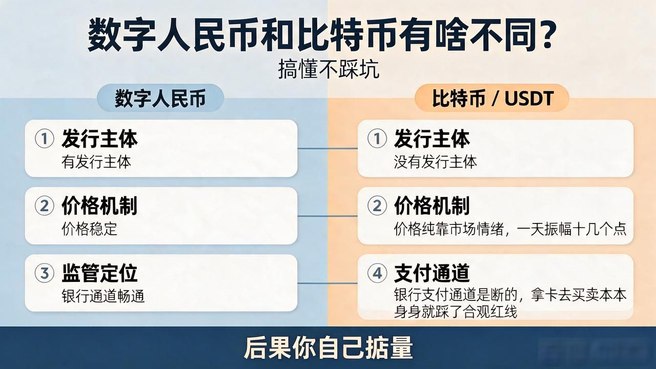 包括数字货币的关系：数字人民币和比特币有啥不同？搞懂不踩坑