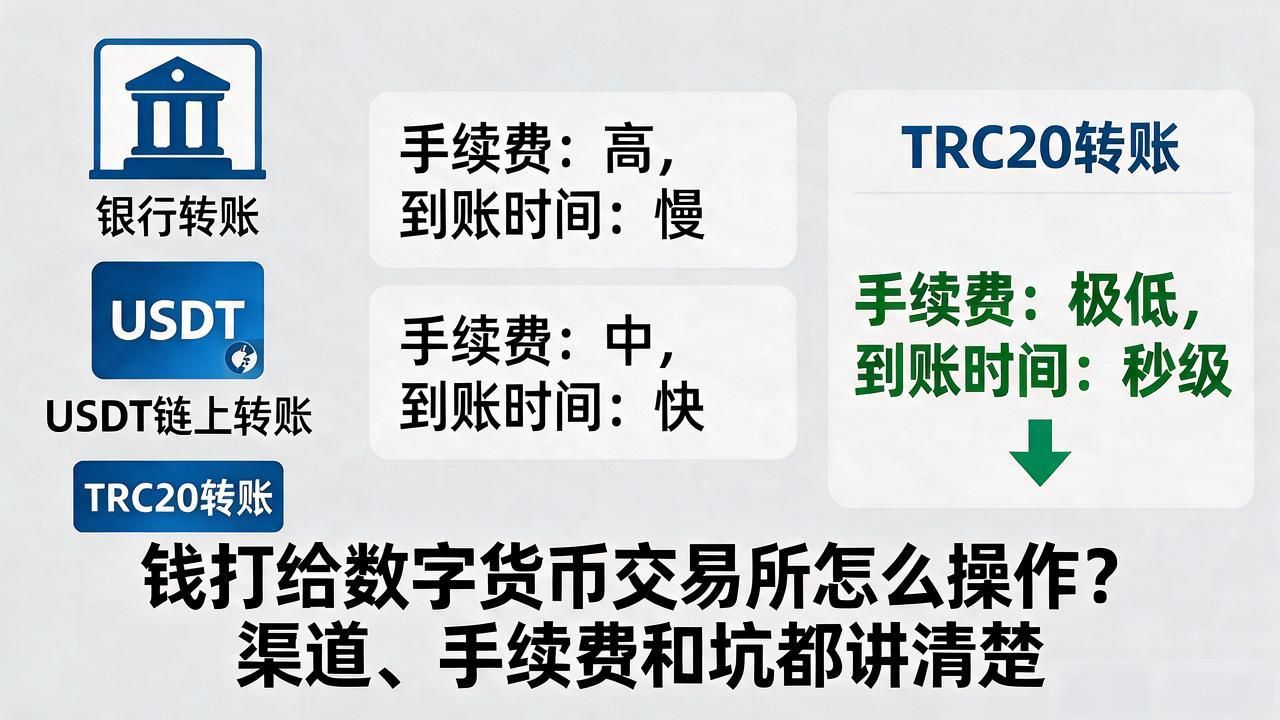 钱打给数字货币交易所怎么操作？渠道、手续费和坑都讲清楚