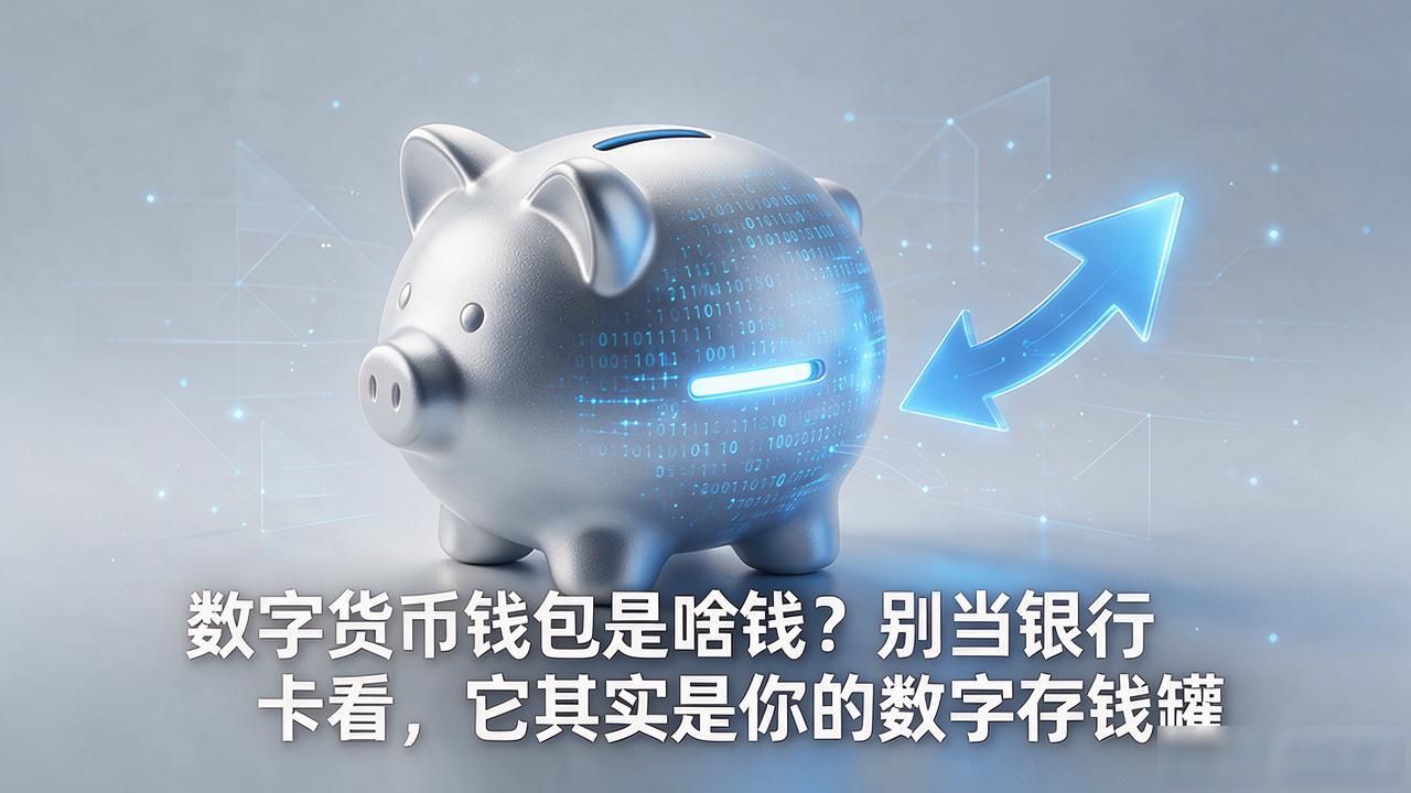 数字货币钱包是啥钱？别当银行卡看，它其实是你的数字存钱罐