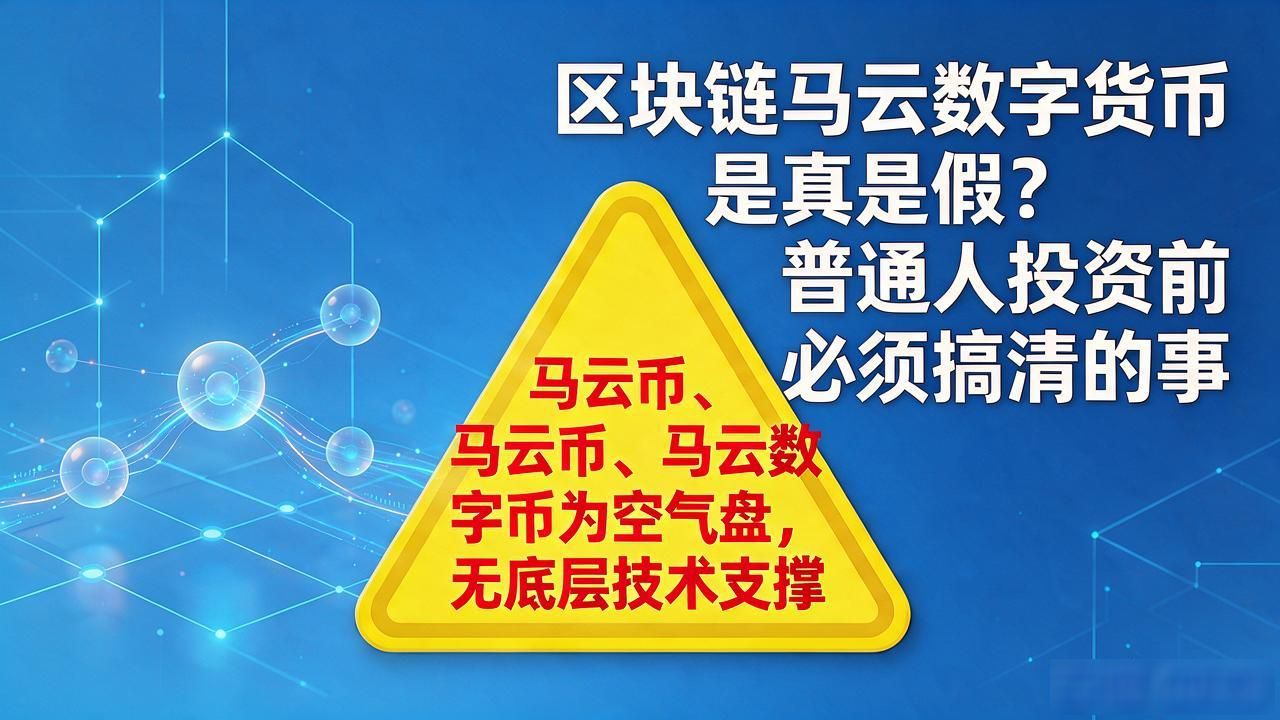 区块链马云数字货币是真是假？普通人投资前必须搞清的事