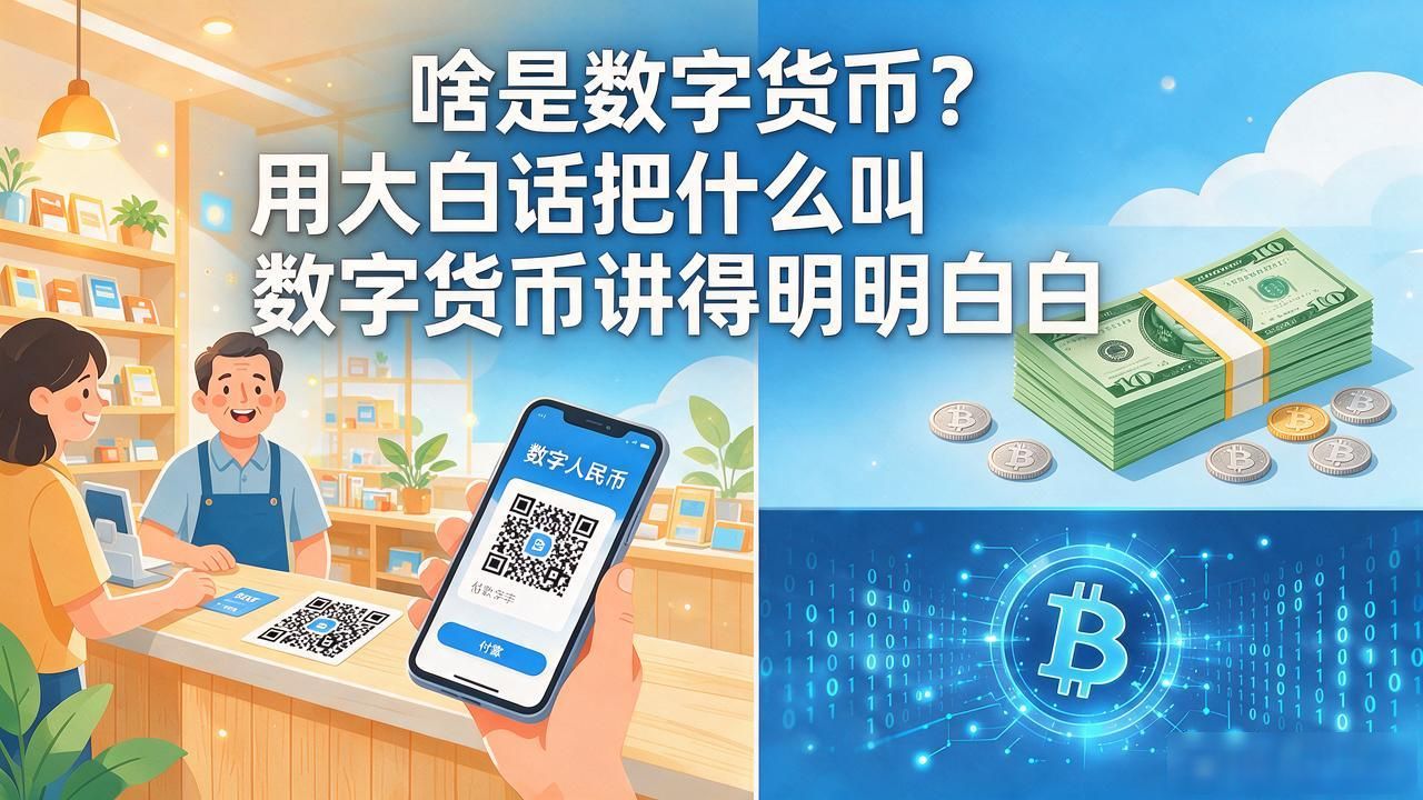 啥是数字货币？用大白话把什么叫数字货币讲得明明白白