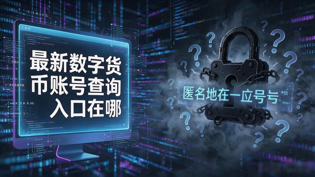 最新数字货币账号查询入口在哪，跟你想的大概率不是一回事