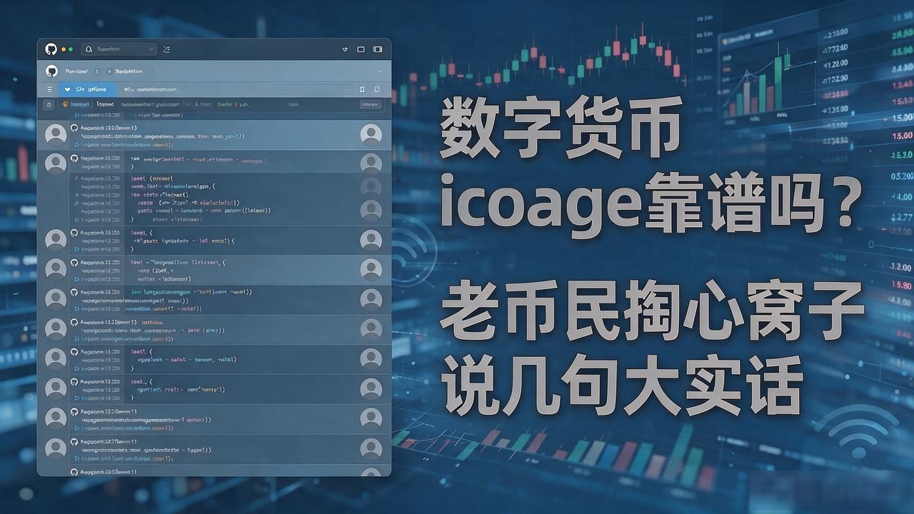 数字货币icoage靠谱吗？老币民掏心窝子说几句大实话