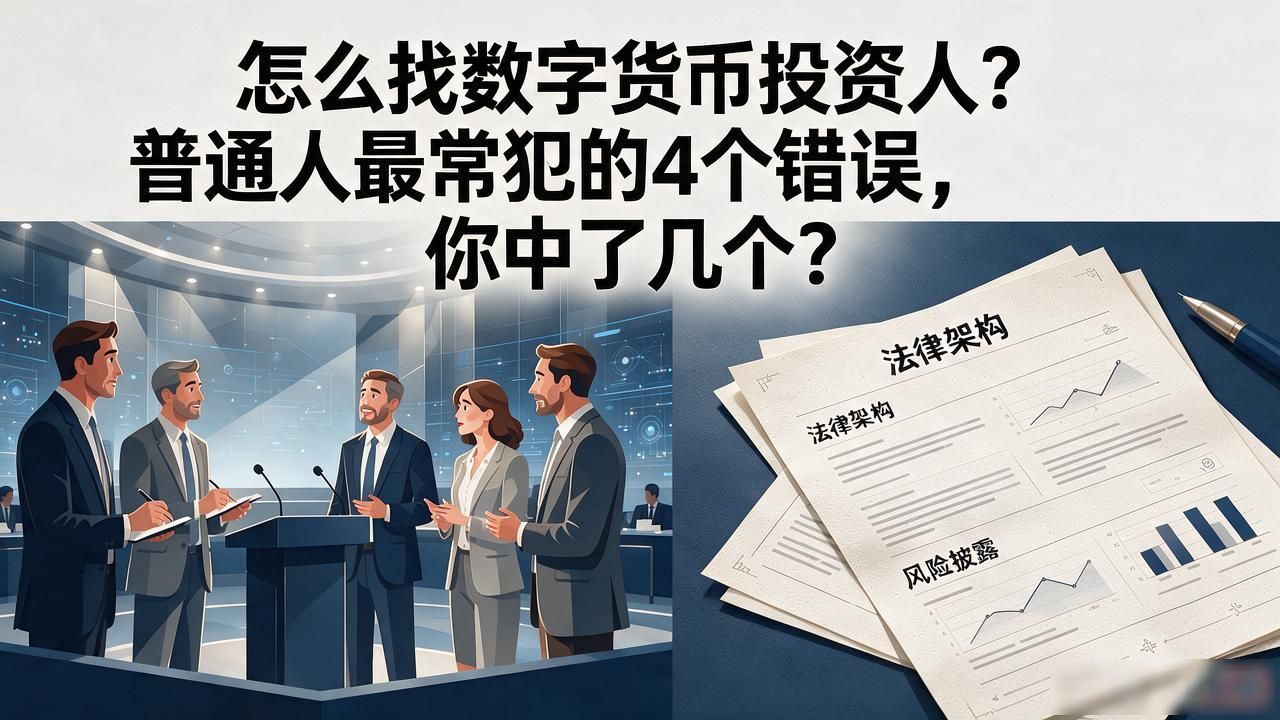 怎么找数字货币投资人？普通人最常犯的4个错误，你中了几个