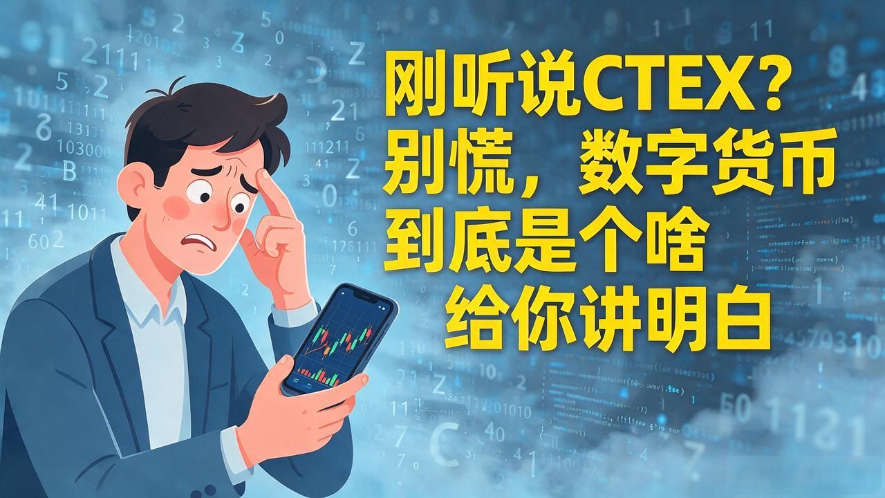 刚听说CTEX？别慌，数字货币到底是个啥给你讲明白