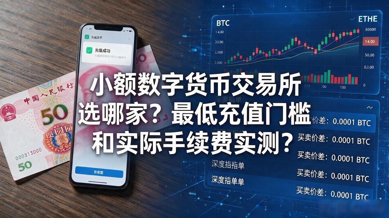 小额数字货币交易所选哪家？最低充值门槛和实际手续费实测