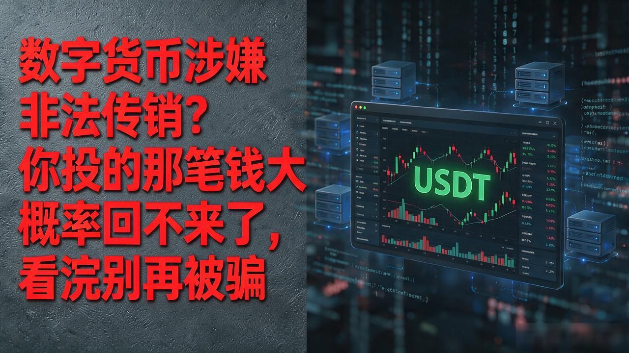 数字货币涉嫌非法传销？你投的那笔钱大概率回不来了，看完别再被骗