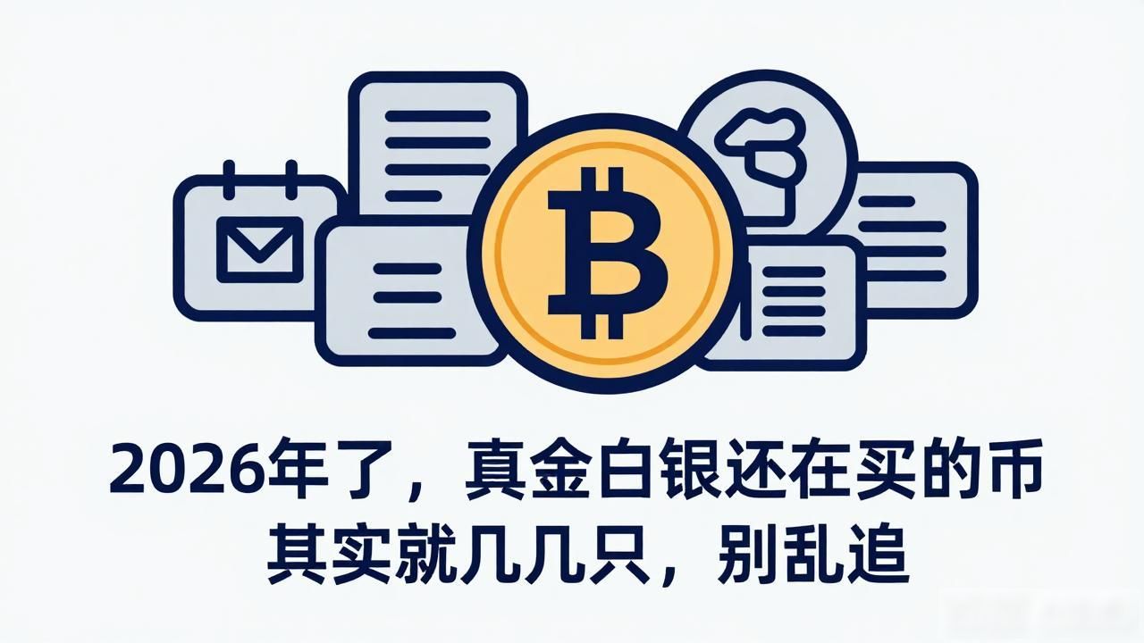 2026年了，真金白银还在买的币其实就这几只，别乱追