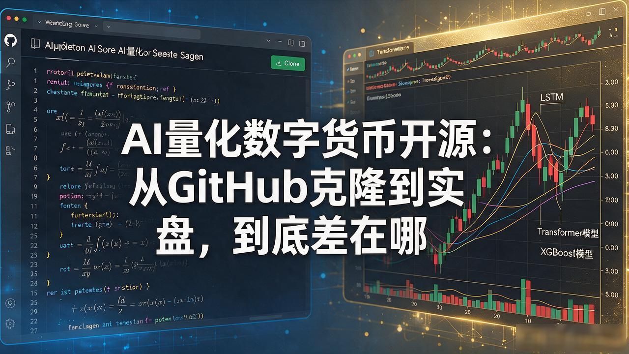 AI量化数字货币开源：从GitHub克隆到实盘，到底差在哪