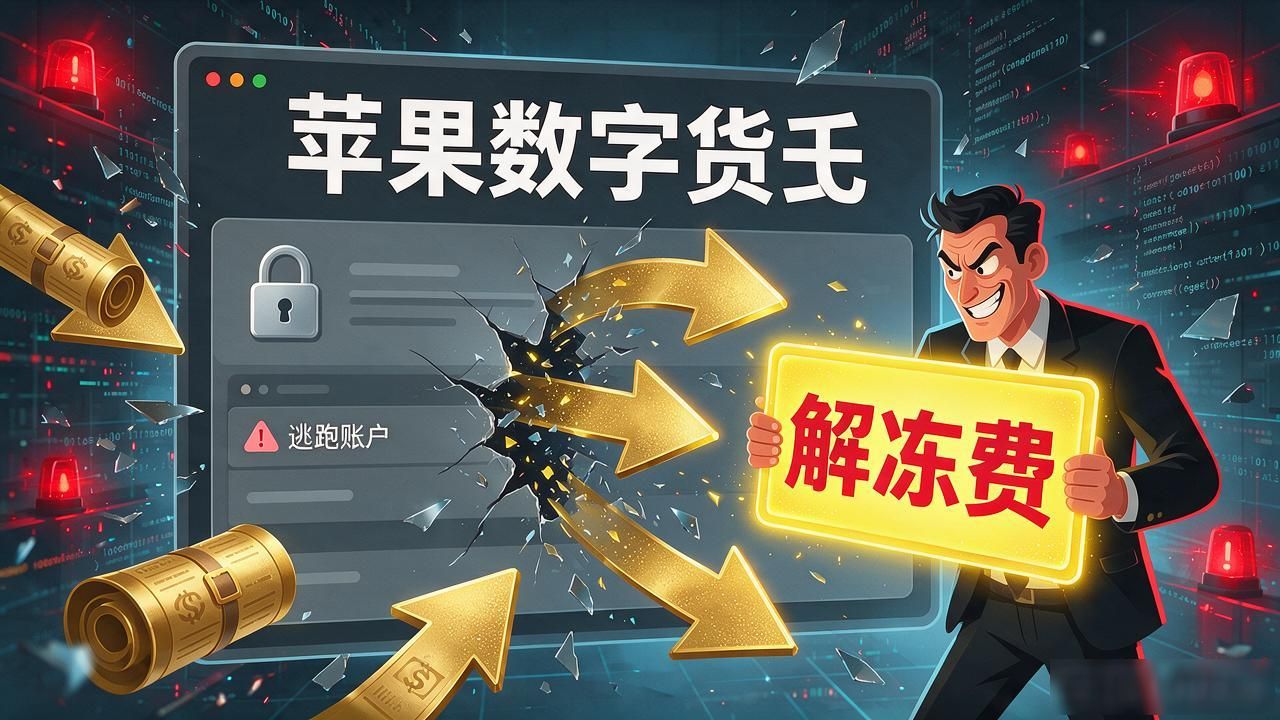 买了"苹果数字货币"账户被冻结？大概率是有人拿苹果名号骗你