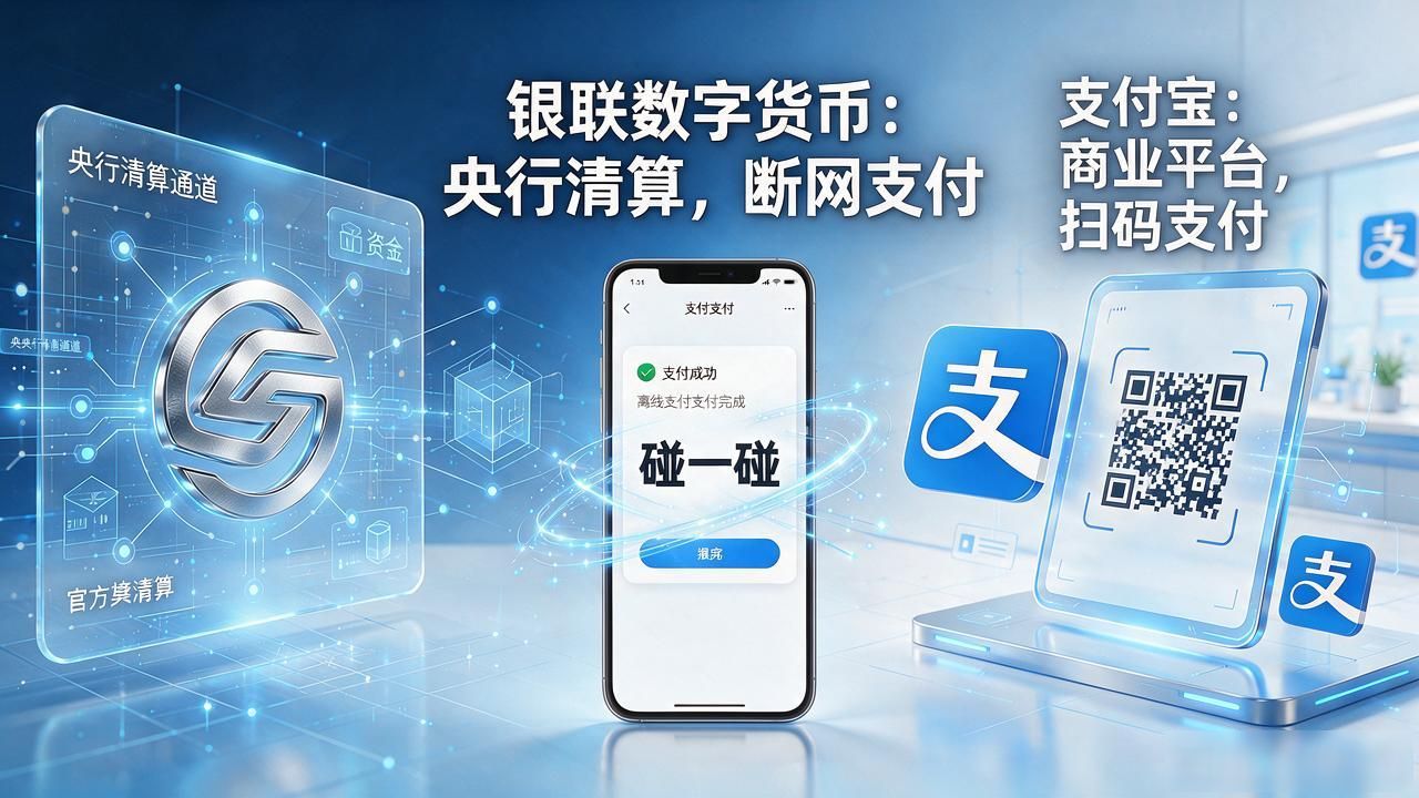 银联发数字货币这事儿靠谱不？跟咱平时用的支付宝有啥不一样